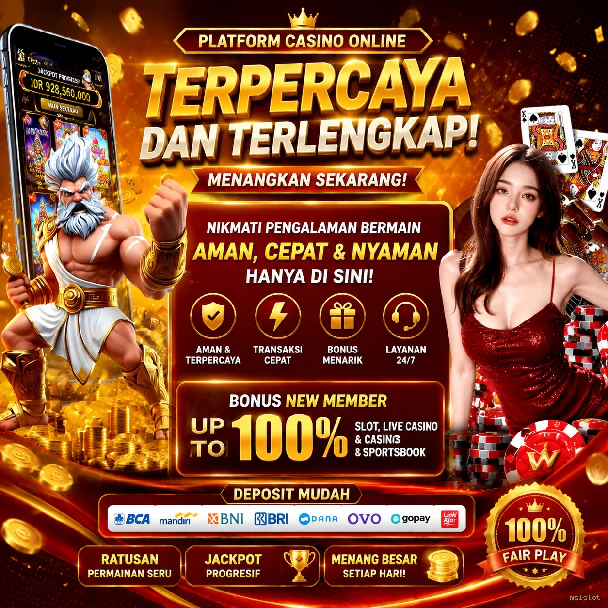 Ikon aplikasi msislot resmi